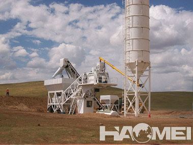 YHZS60 Мобильный бетонный завод